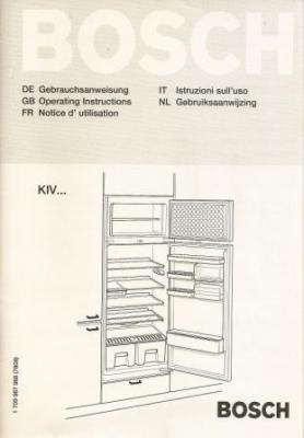 REFRIGERATEUR � CONGELATEUR INTEGRABLE BOSCH KIV 26470