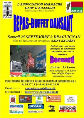 SUPERBE REPAS-BUFFET DANSANT