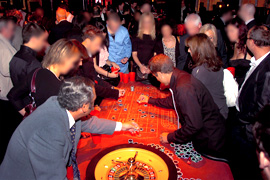 Soir�e � th�me originale Animation Casino Royale roulette Poker
