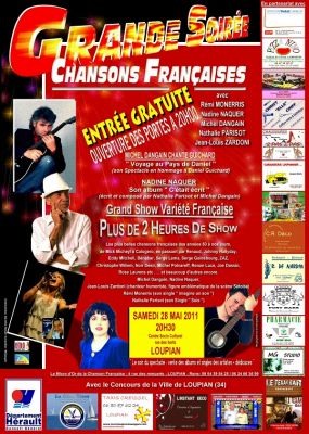Grande soir�e Chansons fran�aises - Entr�e gratuite