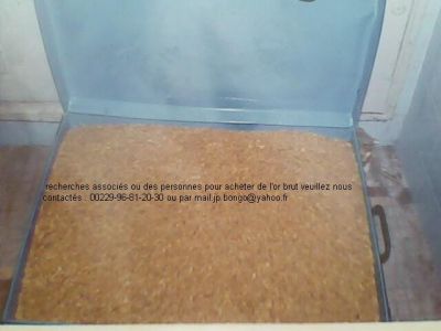 recheche des associ�s pour acheter de l'or brute