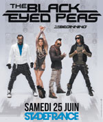 PLACES BLACK EYED PEAS - SAM 25 JUIN - STADE FRANCE