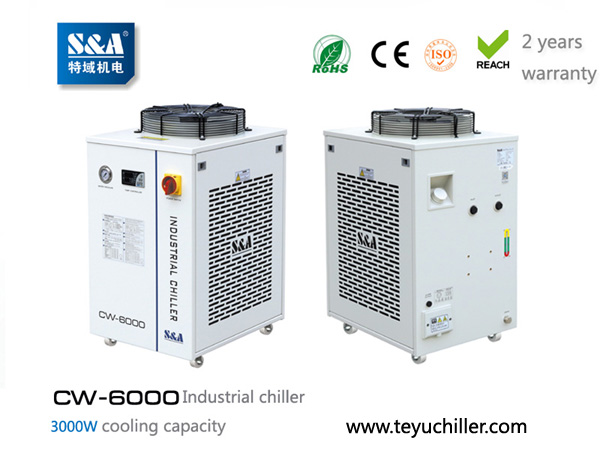 S&A CW-5200 water cooled chiller for cooling UVLED exposure machine