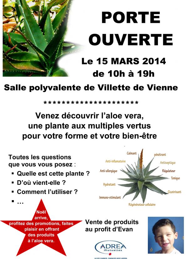 Aloe Vera JOURNEE PORTES OUVERTES