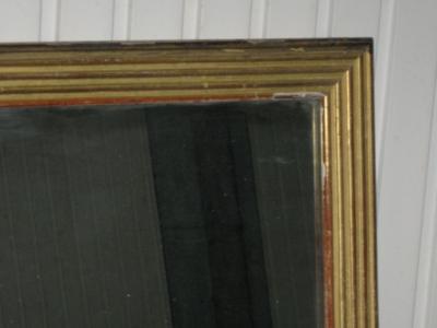 Miroir dans cadre dor