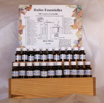 huiles essentielles 100 %  pur 100 % naturelles