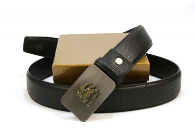 Ceinture Burberry pas cher en cuir marron B004 sur FRCEINTURE.COM