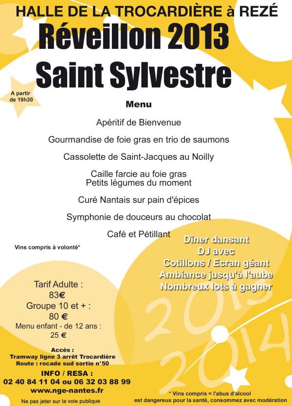 Rveillon st-Sylvestre 2013 en 44