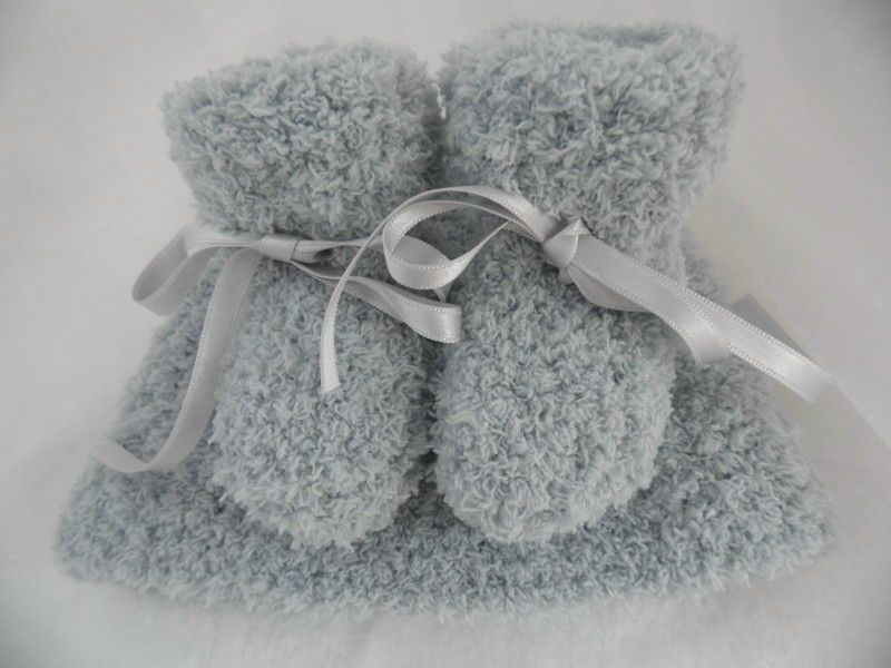 Bonnet chaussons Givre tricot bb