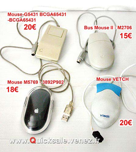 Souris, Apple, Mac, Atari, Thomson, Vtech...