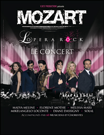 Mozart L'Opéra Rock // Mardi 7 Octobre 2014 // Palais Nikaia - Nice