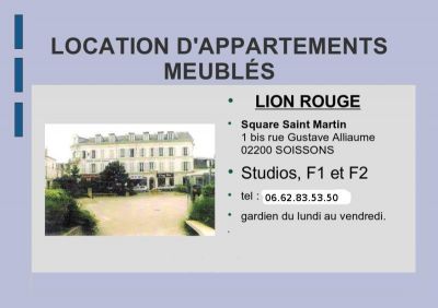 Location appartement meubl�