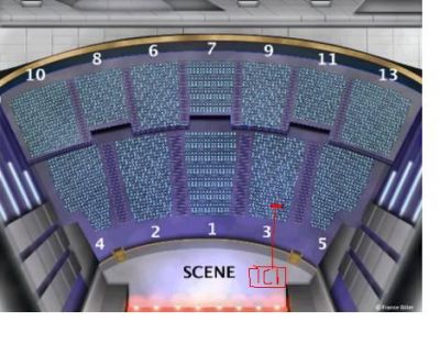 JULIEN CLERC - PALAIS CONGRES - SAM 14 JANV- 5e rang